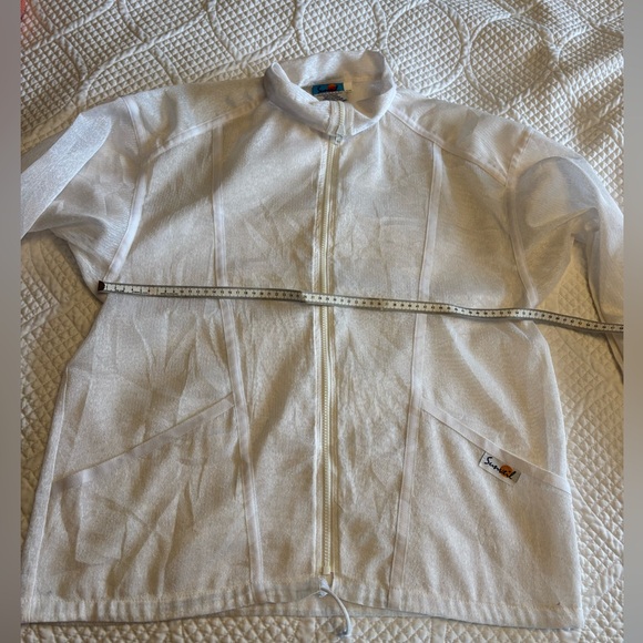 White Mesh Women's Jacket, Mosquito netting clothing, Sun protect, vintage cloth - Picture 12 of 12